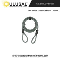 Yale Bisiklet Güvenlik Kablosu 2200mm