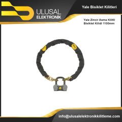 Yale Zincir Asma Kilitli Bisiklet Kilidi 1100mm