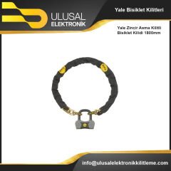 Yale Zincir Asma Kilitli Bisiklet Kilidi 1800mm