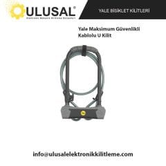 Yale Maksimum Güvenlikli Kablolu U Kilit