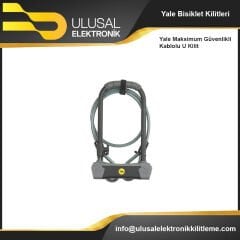 Yale Maksimum Güvenlikli Kablolu U Kilit