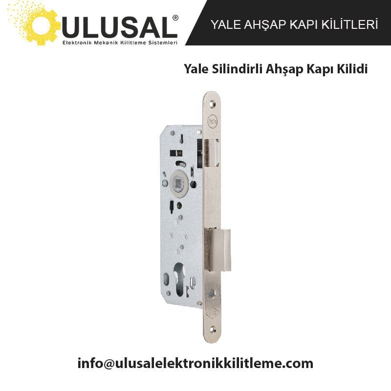 Yale Silindirli Ahşap Kapı Kilidi