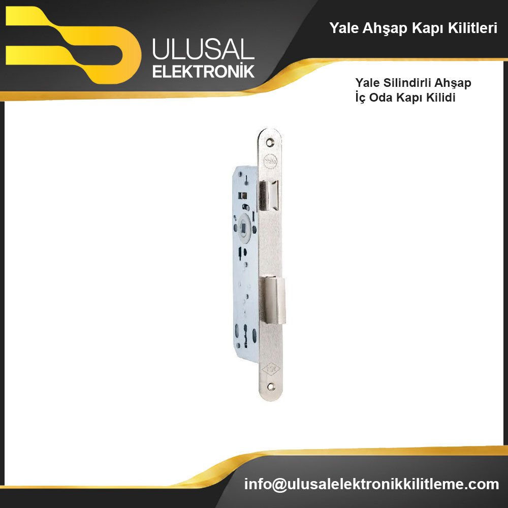 Yale Silindirli Ahşap İç Oda Kapı Kilidi