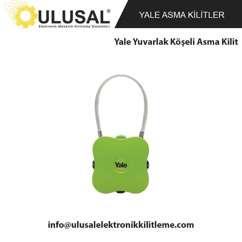 Yale Yuvarlak Köşeli Asma Kilit