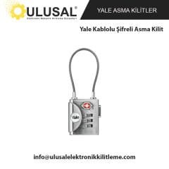 Yale Kablolu Şifreli Asma Kilit