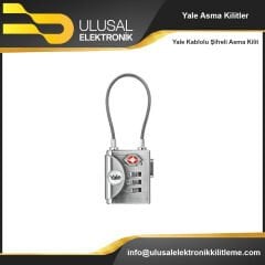 Yale Kablolu Şifreli Asma Kilit