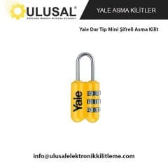Yale Dar Tip Mini Şifreli Asma Kilit