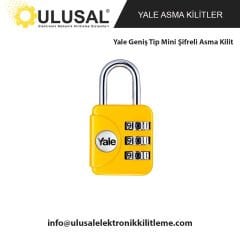 Yale Geniş Tip Mini Şifreli Asma Kilit
