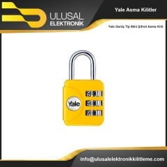 Yale Geniş Tip Mini Şifreli Asma Kilit