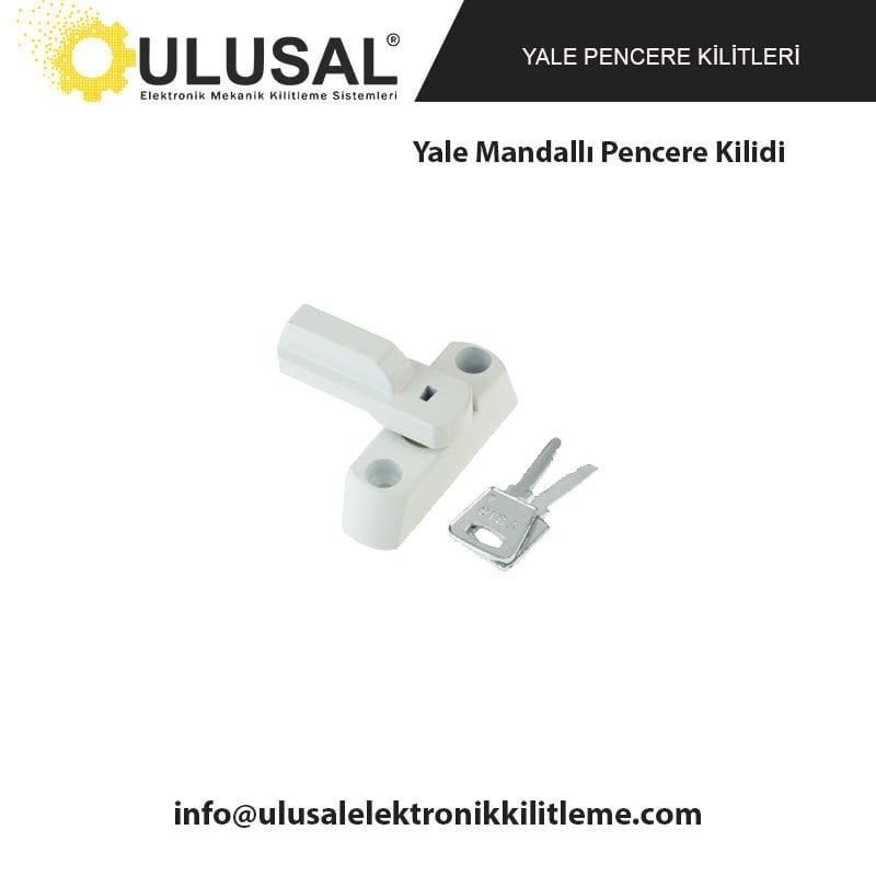 Yale Mandallı Pencere Kilidi