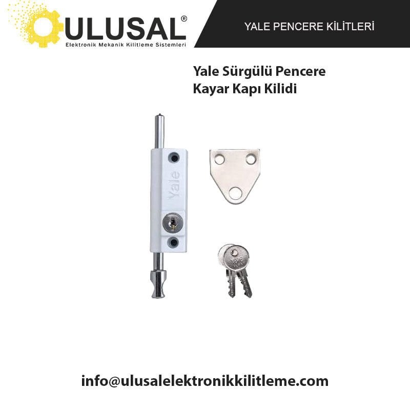 Yale Sürgülü Pencere Kayar Kapı Kilidi
