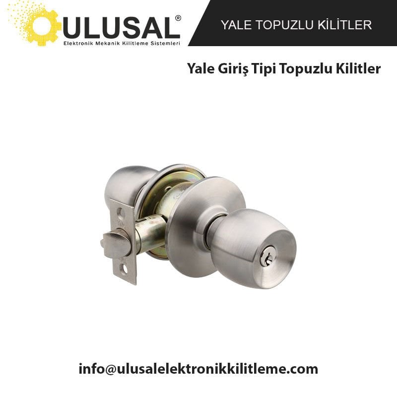 Yale Giriş Tipi Topuzlu Kilitler