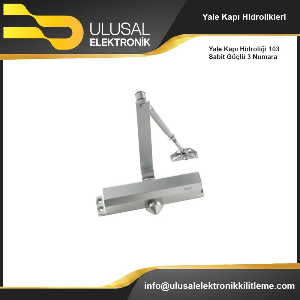 Yale Kapı Hidroliği 103 Sabit Güçlü 3 Numara