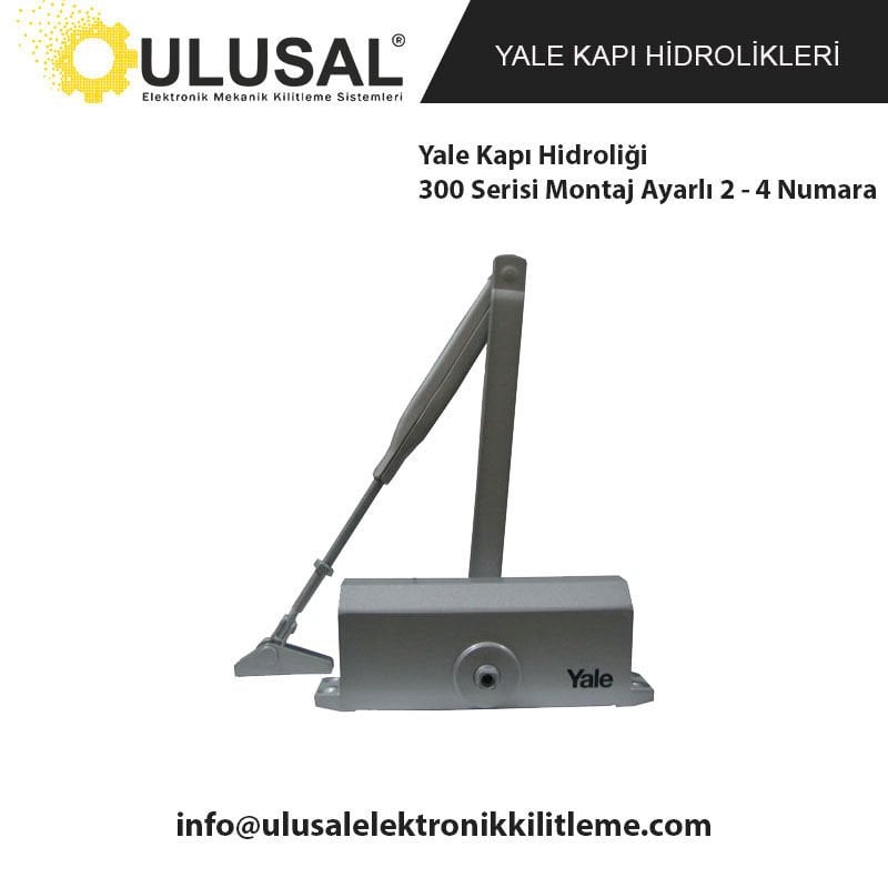 Yale Kapı Hidroliği 300 Serisi Montaj Ayarlı 2 - 4 Numara