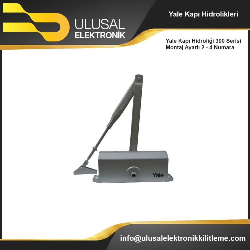 Yale Kapı Hidroliği 300 Serisi Montaj Ayarlı 2 - 4 Numara