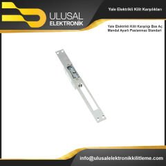 Yale Elektrikli Kilit Karşılığı Bas Aç Mandal Ayarlı Paslanmaz Standart