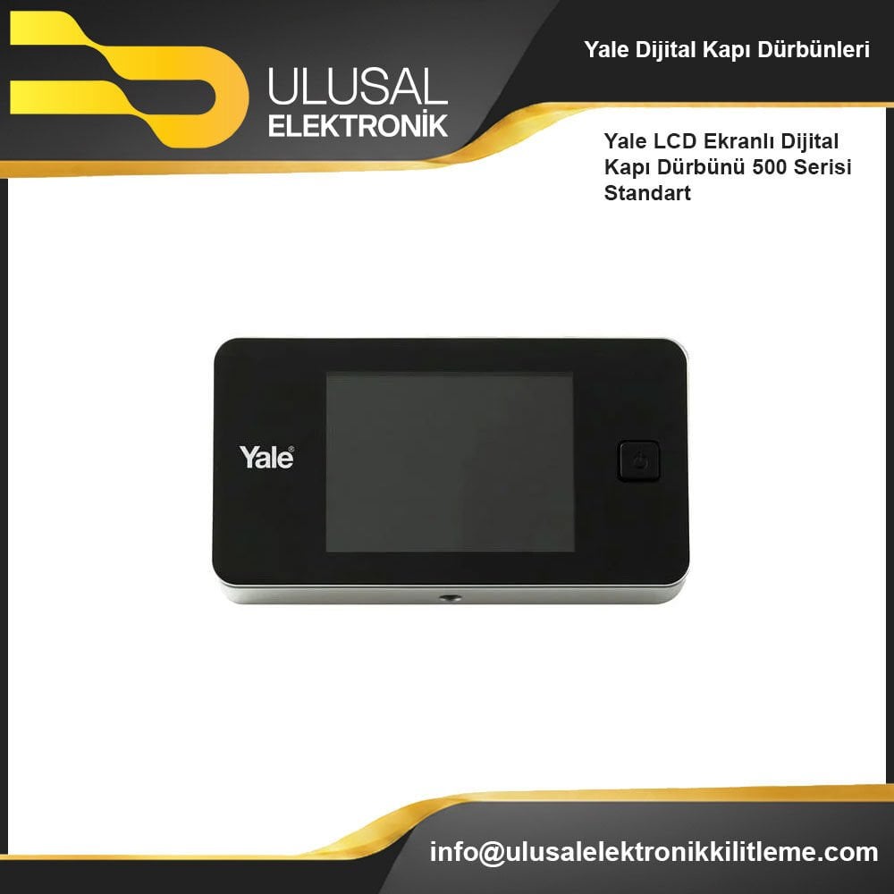 Yale LCD Ekranlı Dijital Kapı Dürbünü 500 Serisi Standart