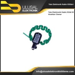 Yale Elektronik Kabin Kilidi ID Anahtarı Owner