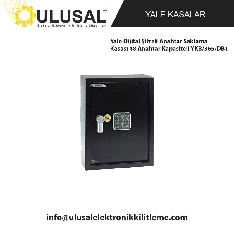 Yale Dijital Şifreli Anahtar Saklama Kasası 48 Anahtar Kapasiteli YKB/365/DB1