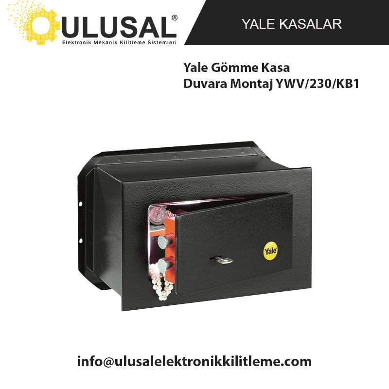 Yale Gömme Kasa Duvara Montaj YWV/230/KB1
