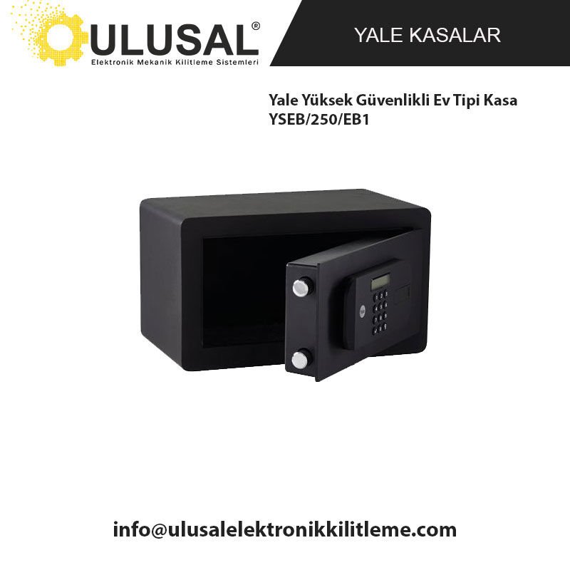 Yale Yüksek Güvenlikli Ev Tipi Kasa YSEB/250/EB1