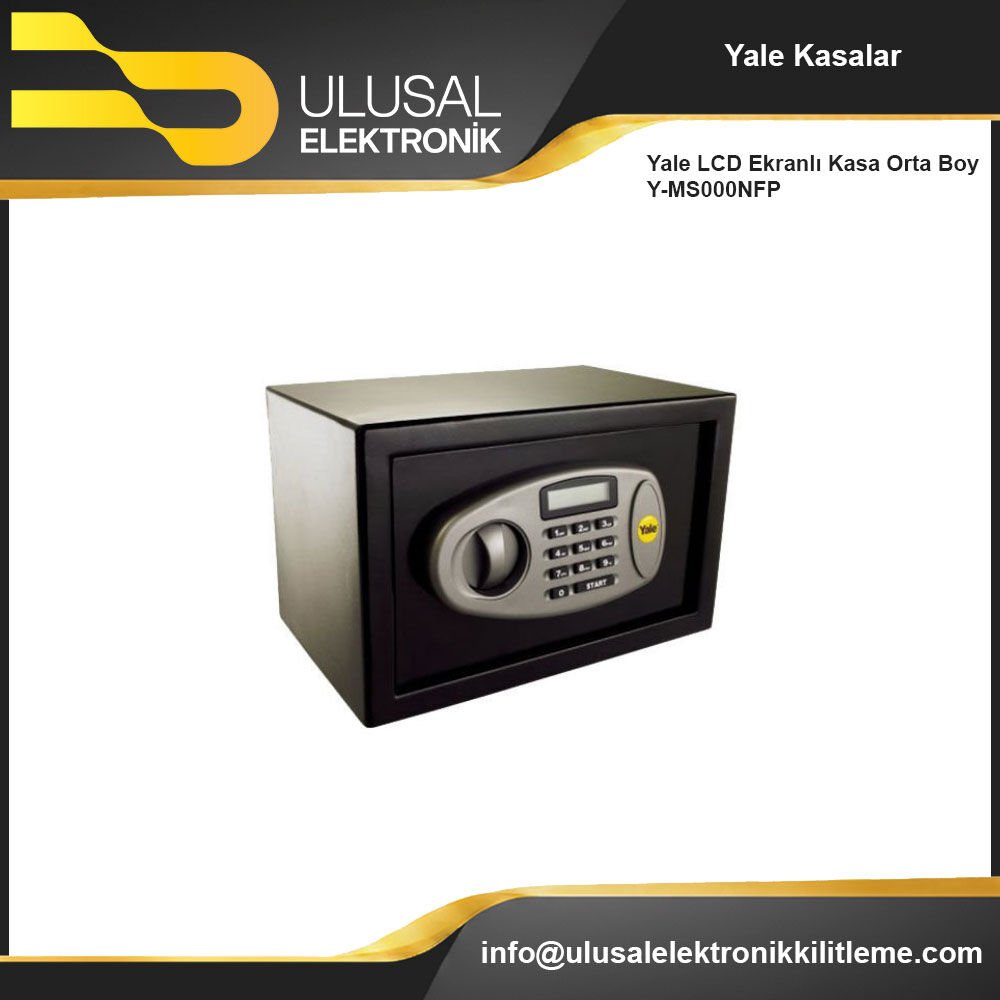 Yale LCD Ekranlı Kasa Orta Boy Y-MS000NFP