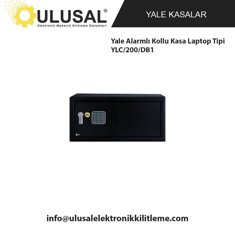 Yale Alarmlı Kollu Kasa Laptop Tipi YLC/200/DB1