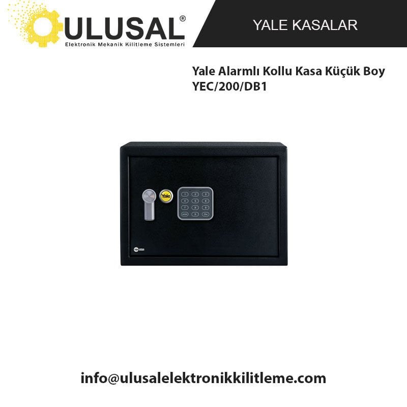 Yale Alarmlı Kollu Kasa Küçük Boy YEC/200/DB1