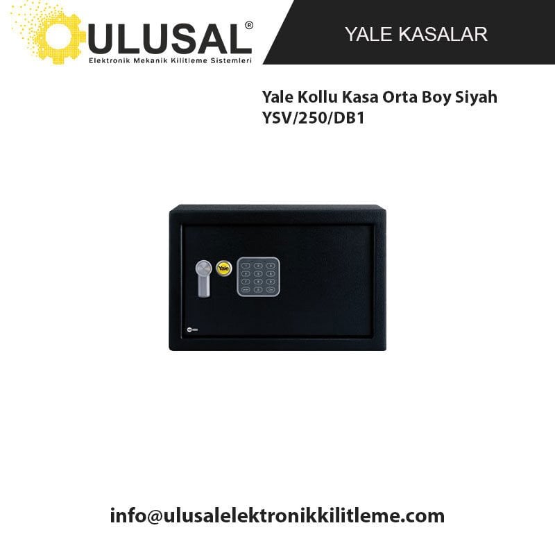 Yale Kollu Kasa Orta Boy Siyah YSV/250/DB1