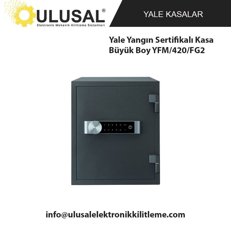 Yale Yangın Sertifikalı Kasa Büyük Boy YFM/420/FG2