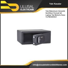Yale Maksimum Güvenlik Sertifikalı Parmak İzli Laptop Tipi Motorlu Kasa YLFM/200/EG1