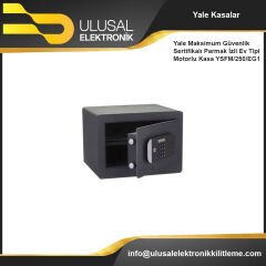 Yale Maksimum Güvenlik Sertifikalı Parmak İzli Ev Tipi Motorlu Kasa YSFM/250/EG1
