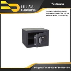 Yale Maksimum Güvenlik Sertifikalı Parmak İzli Ev Tipi Motorlu Kasa YSFM/250/EG1