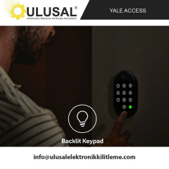 Yale Linus L2 Akıllı Kilit Seti Siyah Linus, Barel Ve Parmak İzli Tuş Takımı