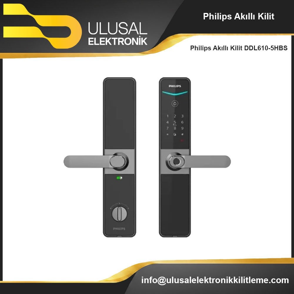 Philips Akıllı Kilit DDL610-5HBS