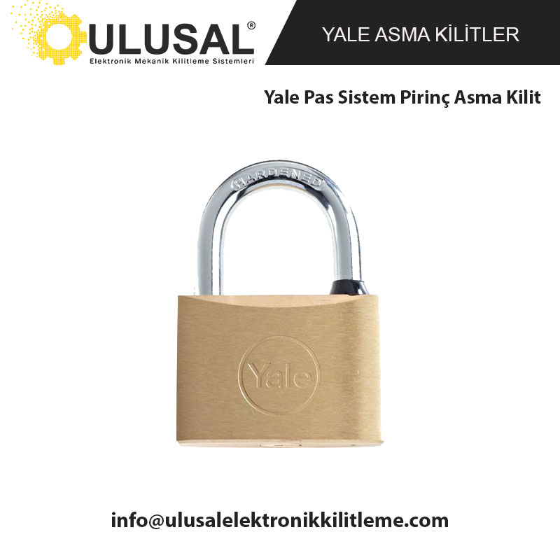 Yale Pas Sistem Pirinç Asma Kilit