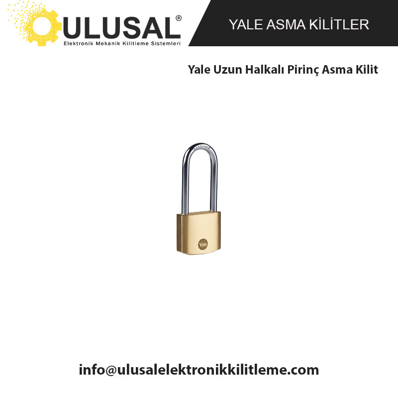 Yale Uzun Halkalı Pirinç Asma Kilit