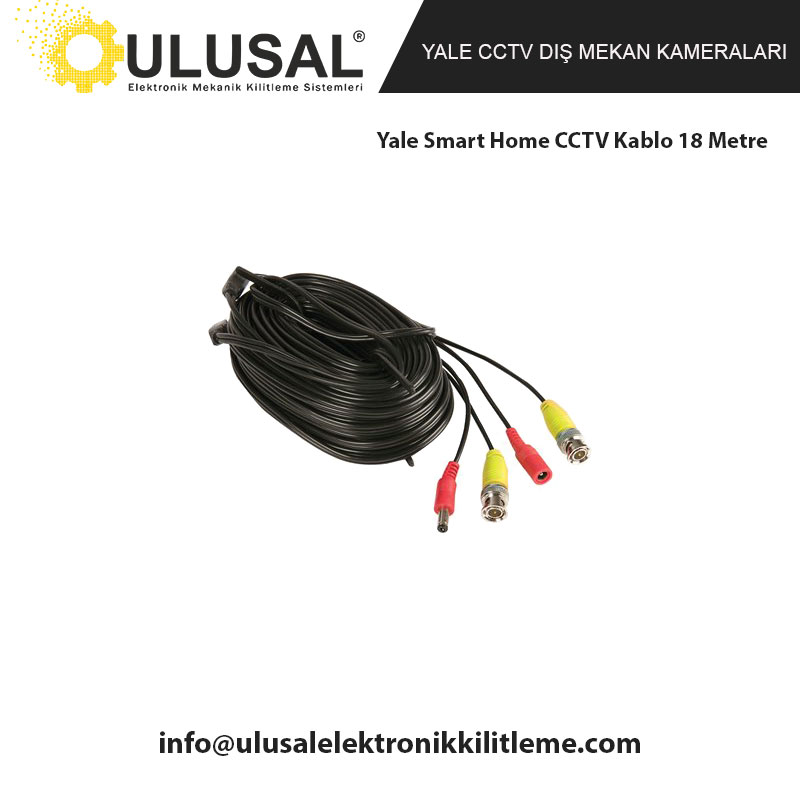 Yale Smart Home CCTV Kablo 18 Metre